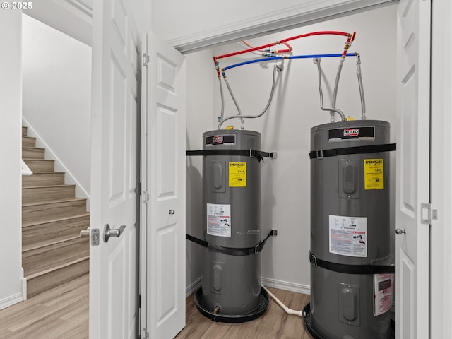 1091 N Echo Mountain Rd, Otis, OR 97368 - utility room featuring secured water heater