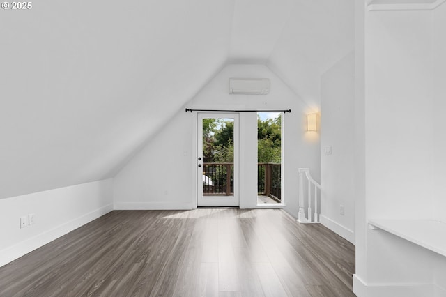 436 SE 44th Ave, Portland, OR 97215 - additional living space featuring vaulted ceiling and wood finished floors