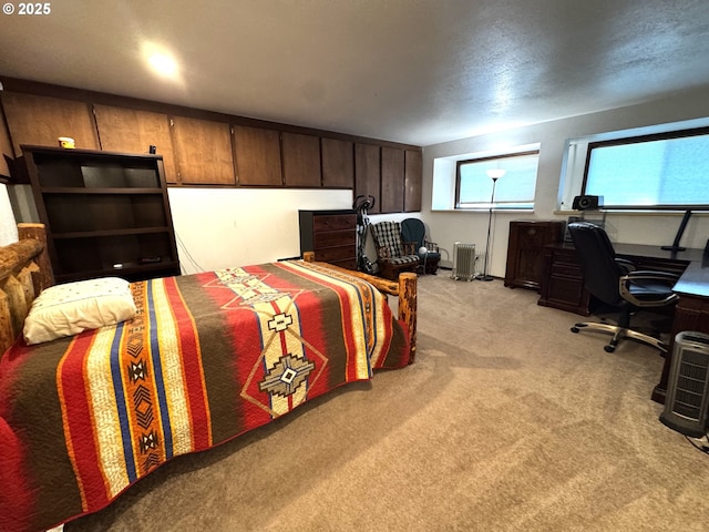 87 Adams Loop Rd, Goldendale, WA 98620 - bedroom featuring radiator and light colored carpet