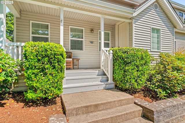 465 Covey Ln, Eugene, OR 97401 - property entrance featuring a porch