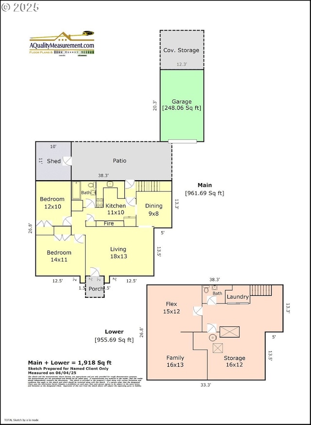 2535 N Baldwin St, Portland, OR 97217 - view of property floor plan