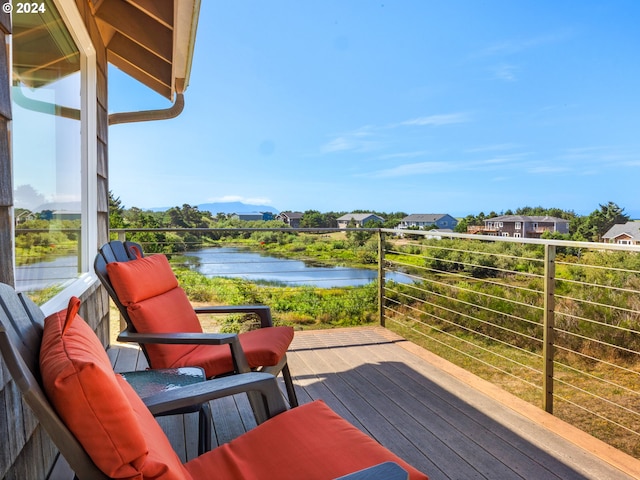 89610 Sea Breeze Dr, Warrenton, OR 97146 - deck with a water view