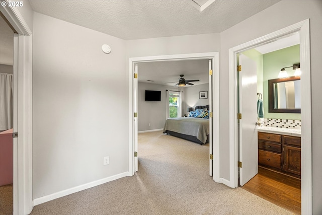 8967 SW Leslie St, Portland, OR 97223 - hall with light colored carpet and baseboards