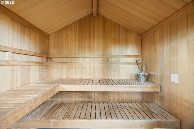 8967 SW Leslie St, Portland, OR 97223 - relaxing sauna with wood walls and wooden ceiling
