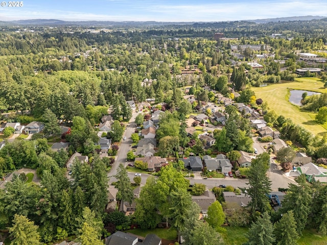 8967 SW Leslie St, Portland, OR 97223 - aerial view of property and surrounding area with nearby suburban area and a large body of water