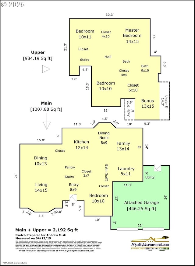 8967 SW Leslie St, Portland, OR 97223 - property floor plan