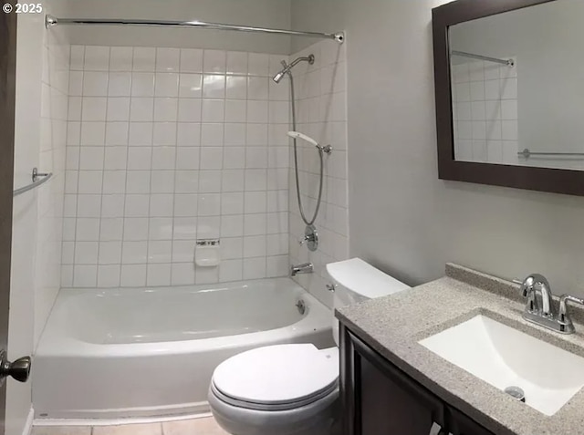 8416 SE Insley St, Portland, OR 97266 - bathroom featuring toilet, bathing tub / shower combination, and vanity