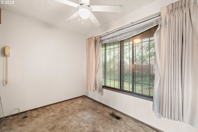 16739 NE Glisan St, Gresham, OR 97230 - carpeted empty room with baseboards and ceiling fan
