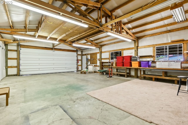 1120 N Lupine Ct, Canby, OR 97013 - garage featuring a workshop area