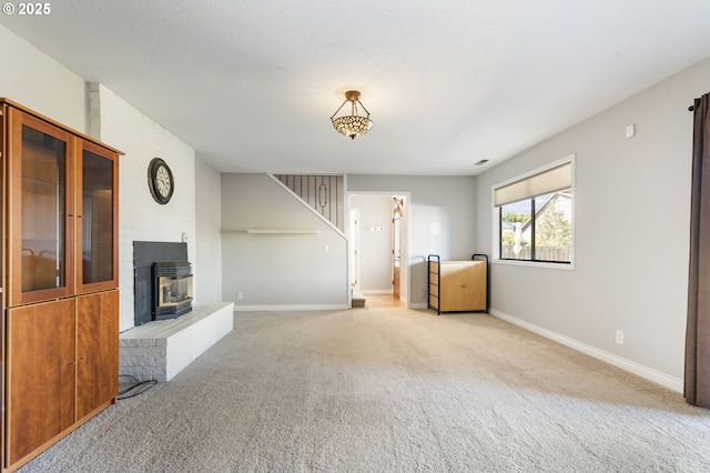 461 NE 16th Ave, Hillsboro, OR 97124 - unfurnished living room featuring light carpet and baseboards