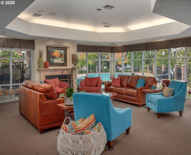 common area featuring visible vents