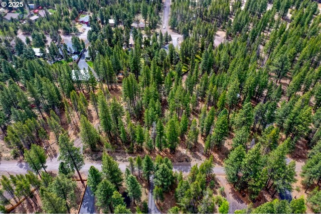 16811 Covina Rd, Bend, OR 97707 - aerial view of property and surrounding area with property parcel outlined