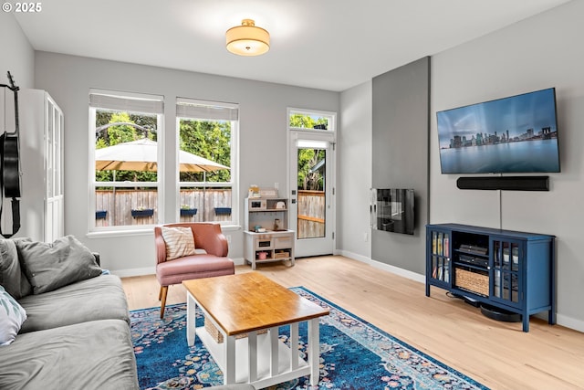1011 NE 73rd Ave, Portland, OR 97213 - living area with wood finished floors and baseboards