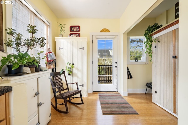 155 S 8th St, Saint Helens, OR 97051 - entryway with light wood-style floors and baseboards