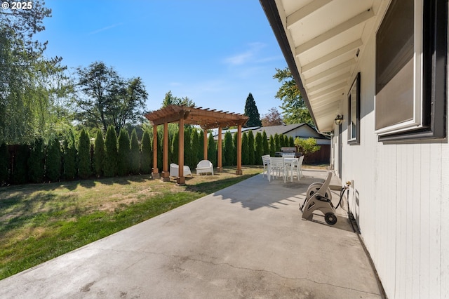 65 SW Frenwood Way, Beaverton, OR 97005 - view of patio featuring a pergola and outdoor dining area