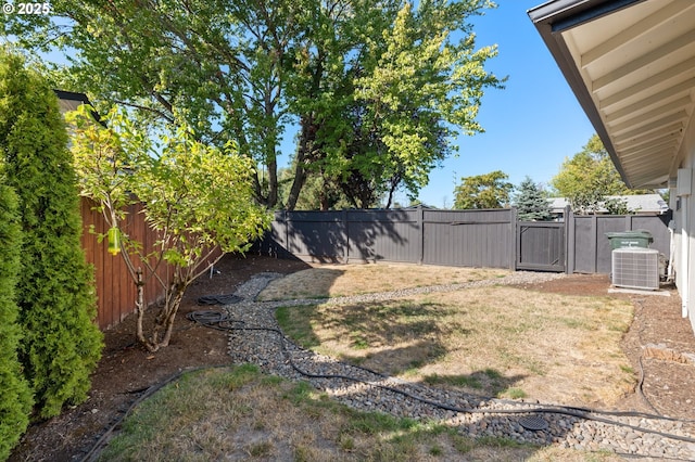 65 SW Frenwood Way, Beaverton, OR 97005 - fenced backyard with a gate and central AC