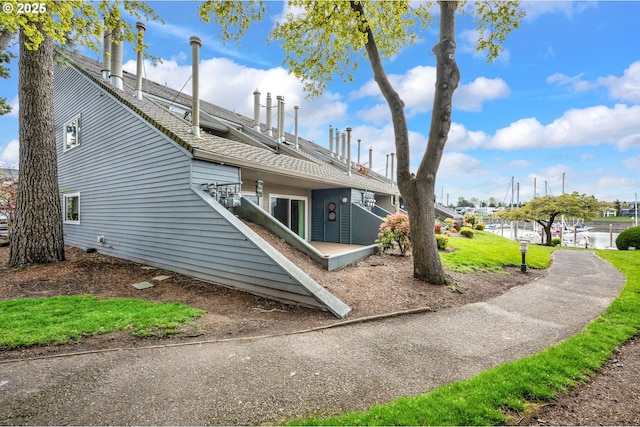 view of rear view of property