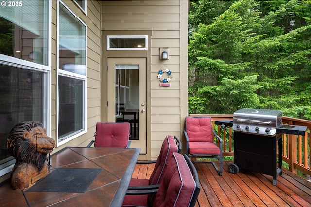 2314 SW 43rd St, Gresham, OR 97080 - wooden deck with area for grilling