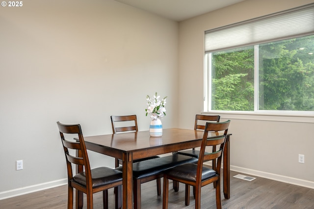 2314 SW 43rd St, Gresham, OR 97080 - dining space with baseboards and wood finished floors