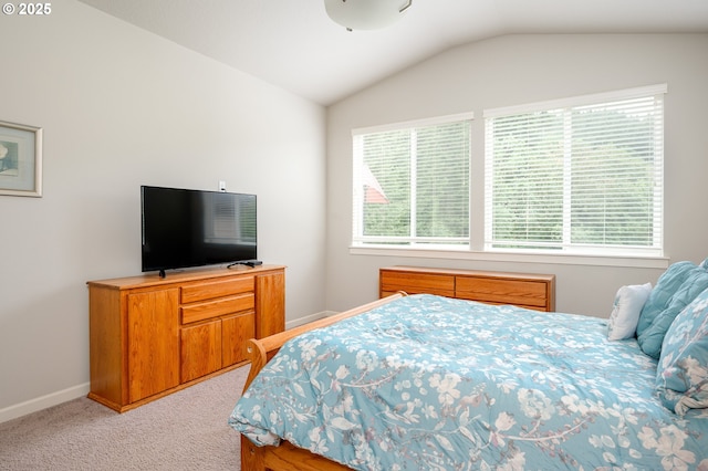 2314 SW 43rd St, Gresham, OR 97080 - bedroom with lofted ceiling, multiple windows, and light carpet