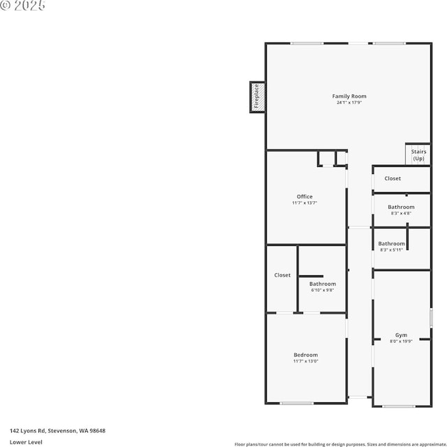 142 Lyons Rd, Stevenson, WA 98648 - floor plan / room layout