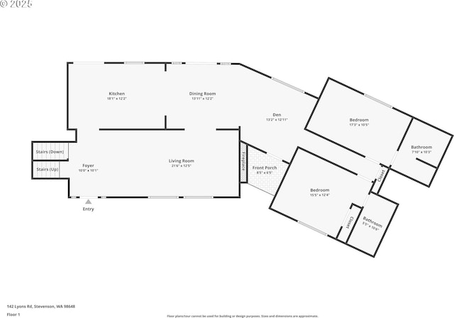 142 Lyons Rd, Stevenson, WA 98648 - floor plan / room layout