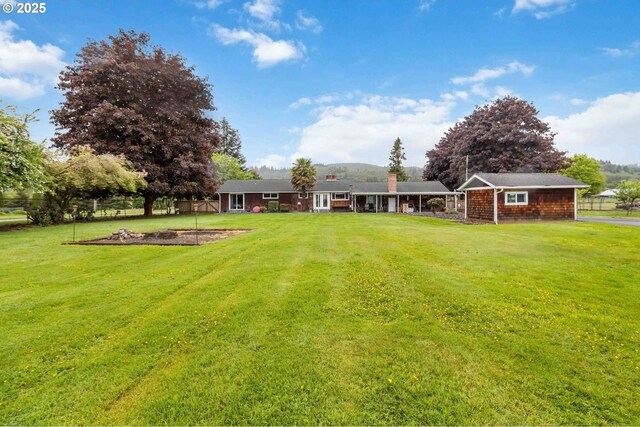 772 Elochoman Valley Rd, Cathlamet, WA 98612 - view of yard with an outbuilding