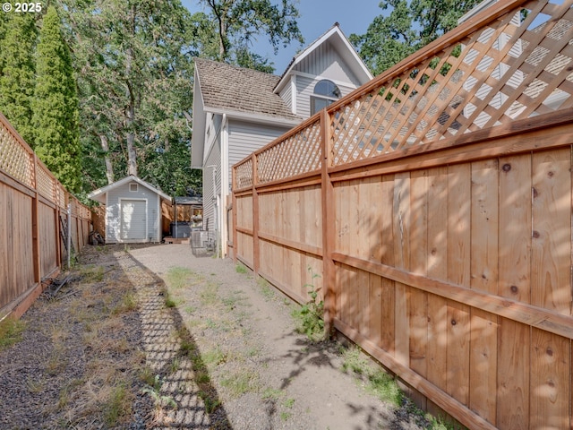 2703 Moon Mountain Dr, Eugene, OR 97403 - fenced backyard with a storage shed