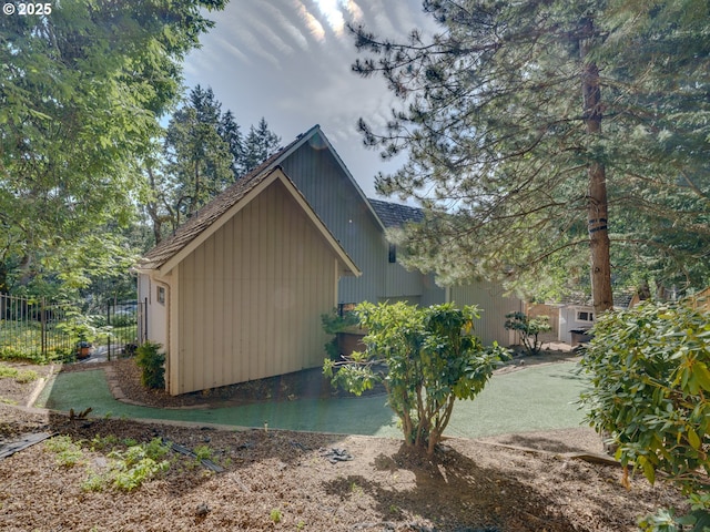 2703 Moon Mountain Dr, Eugene, OR 97403 - view of property exterior featuring roof with shingles
