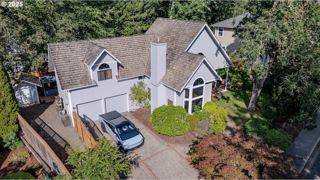 2703 Moon Mountain Dr, Eugene, OR 97403 - view from above of property