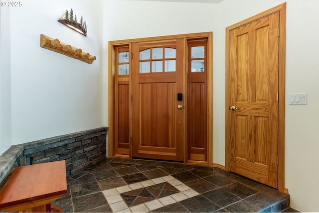 view of entrance foyer