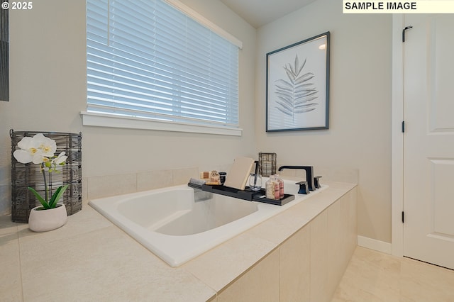 1449 NE Josephine Ct Unit 170, Estacada, OR 97023 - bathroom with a bath and tile patterned floors