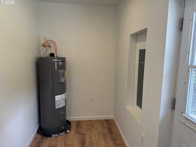 807 Glover St, Goldendale, WA 98620 - utility room featuring water heater