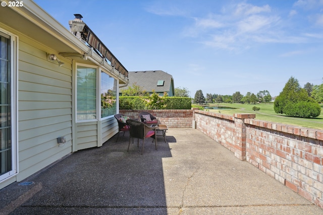 209 Mcnary Estates Dr N, Keizer, OR 97303 - view of patio / terrace featuring view of golf course