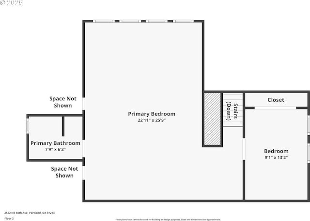 2522 NE 50th Ave, Portland, OR 97213 - home floor plan
