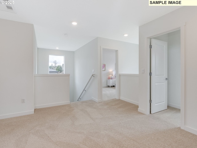 239 NW 29th Way, Battle Ground, WA 98604 - unfurnished room featuring carpet flooring, recessed lighting, baseboards, and visible vents