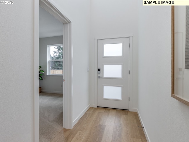 239 NW 29th Way, Battle Ground, WA 98604 - entrance foyer featuring baseboards and light wood-style flooring