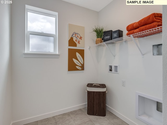 239 NW 29th Way, Battle Ground, WA 98604 - laundry area with baseboards, laundry area, and hookup for a washing machine