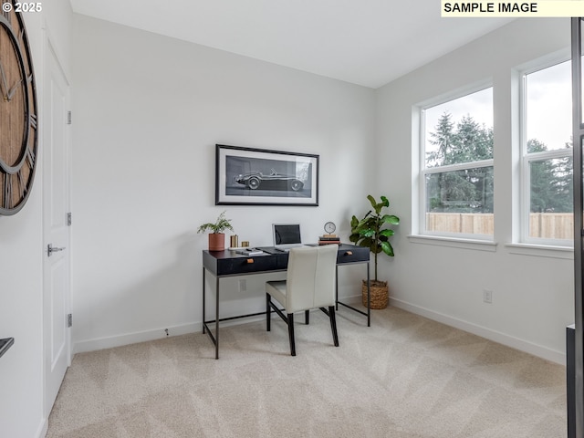 239 NW 29th Way, Battle Ground, WA 98604 - carpeted office space featuring baseboards