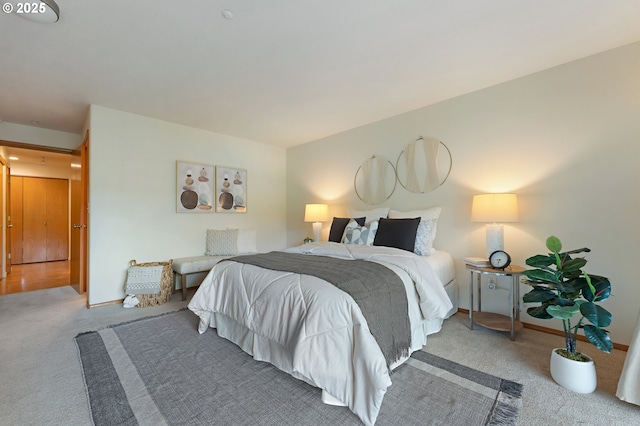 6708 N Richmond Ave, Portland, OR 97203 - carpeted bedroom with baseboards