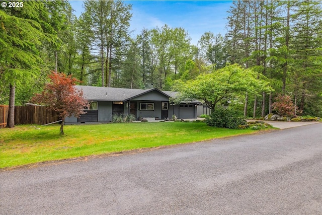 ranch-style house with a garage