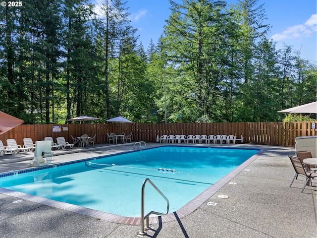 22260 E Wild Fern Ln, Brightwood, OR 97011 - community pool featuring a patio area