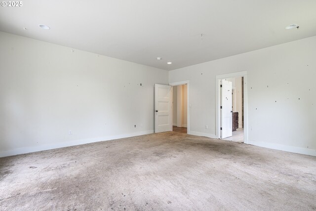 39665 SE Rude Rd, Sandy, OR 97055 - unfurnished bedroom with baseboards, light colored carpet, and recessed lighting