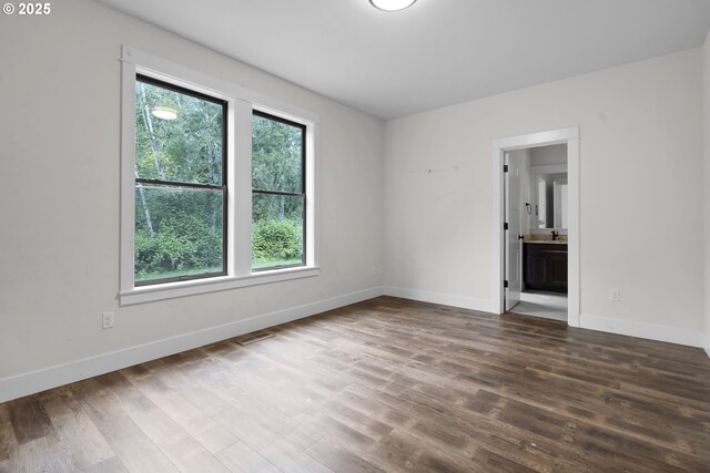 39665 SE Rude Rd, Sandy, OR 97055 - empty room with wood finished floors and baseboards