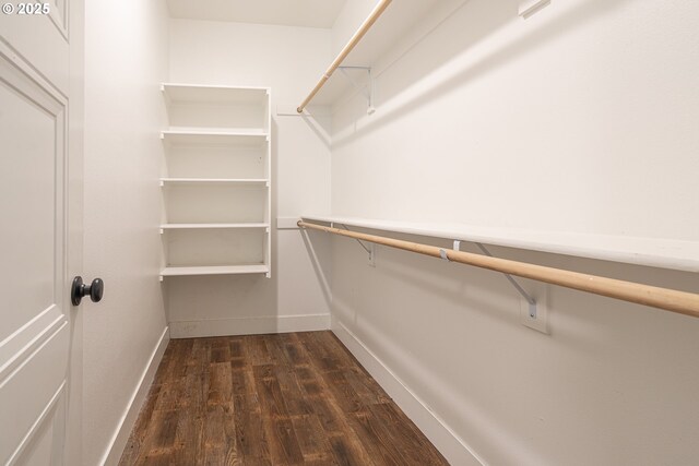 39665 SE Rude Rd, Sandy, OR 97055 - walk in closet with dark wood-style flooring
