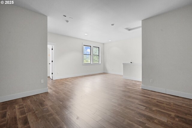 39665 SE Rude Rd, Sandy, OR 97055 - empty room with wood finished floors, baseboards, and recessed lighting