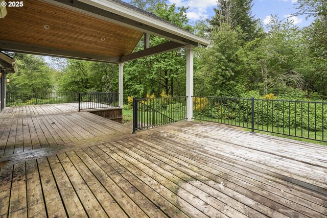 39665 SE Rude Rd, Sandy, OR 97055 - view of wooden terrace
