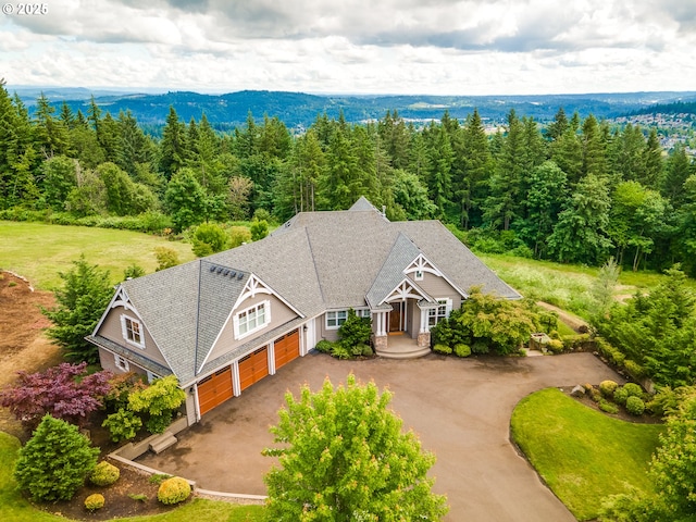 13848 SE Diamond Ridge Rd, Happy Valley, OR 97086 - aerial view of property and surrounding area featuring a forest