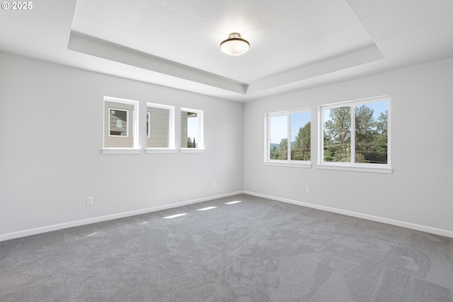 195 SE Acacia Dr, Gresham, OR 97080 - carpeted empty room with a raised ceiling and baseboards
