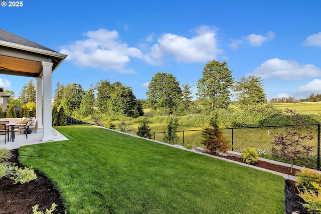 3800 W 2nd St, Washougal, WA 98671 - fenced backyard featuring a patio